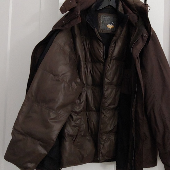 RAINFOREST mens brown 3-in-1 down jacket XL - Picture 6 of 8